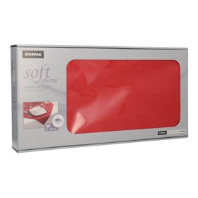 Napperons nonwoven soft selection 80cm x 80cm Rood