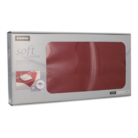 Napperons nonwoven soft selection 80cm x 80cm Bordeaux - Horecavoordeel.com