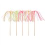 Decoprikkers 15,5cm neon Vuurwerk