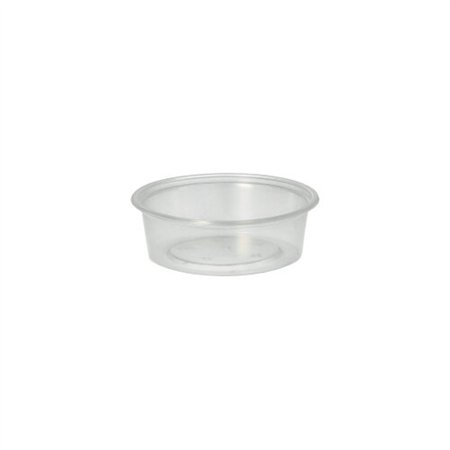 Sausbakjes PP rond 50ml Ø 7,1cm x 2,4cm Transparant - Horecavoordeel.com