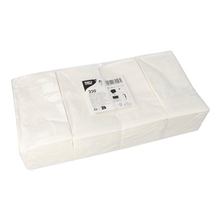 Servetten 2-laags 1/8-vouw 40cm x 40cm Wit - Horecavoordeel.com