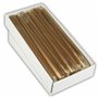 Kandelaarkaarsen Ø 2,2cm x 25cm Goud los verpakt