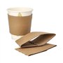 Bandenrol voor grip en isolatie To Go Ø 7,3cm x 5,8cm Bruin - Horecavoordeel.com