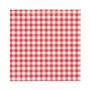 Servetten 3-laags 1/4 vouw 33cm x 33cm Rood Vichy Karo - Horecavoordeel.com
