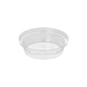 Inzetcup PET Hurricane rond Ø 9cm x 2,2cm Glashelder - Horecavoordeel.com