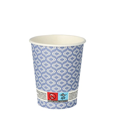 Drinkbekers Karton To Go 0,2 l Ø 8cm x 9,1cm