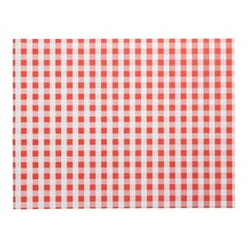 Placemats Papier 30cm x 40cm Rood Vichy Karo