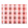Placemats Papier 30cm x 40cm Rood Vichy Karo - Horecavoordeel.com