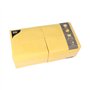 Servetten 3-laags 1/8-vouw 33cm x 33cm Geel - Horecavoordeel.com