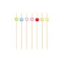 Fingerfood Amuse spiesjes 12cm kleuren assortiment Square