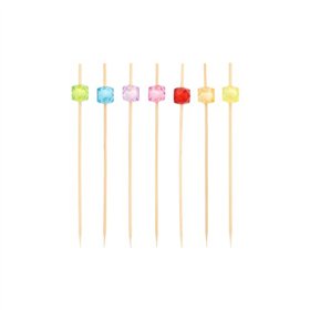 Fingerfood Amuse spiesjes 12cm kleuren assortiment Square