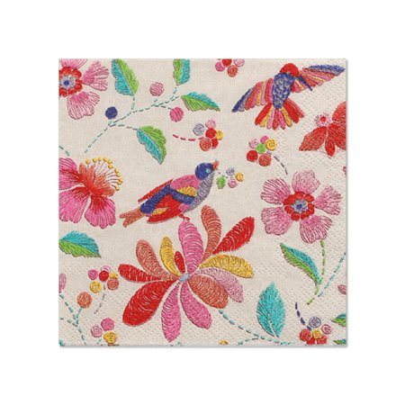 Servetten 3-laags 1/4 vouw 25cm x 25cm Brasil