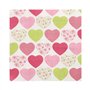 Servetten 3-laags 1/4 vouw 33cm x 33cm Sweetheart - Horecavoordeel.com