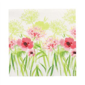 Servetten 3-laags 1/4 vouw 33cm x 33cm Summer Breeze - Horecavoordeel.com