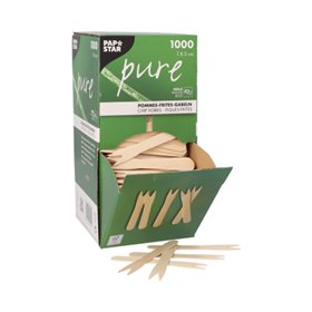Fritesvorkjes hout Pure 8,5cm - Horecavoordeel.com