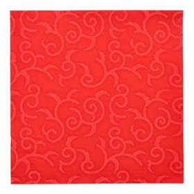Servetten ROYAL Collection 1/4 vouw 40cm x 40cm Rood Casali