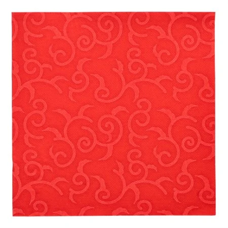 Servetten ROYAL Collection 1/4 vouw 40cm x 40cm Rood Casali