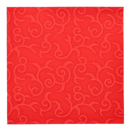 Servetten ROYAL Collection 1/4 vouw 40cm x 40cm Rood Casali - Horecavoordeel.com