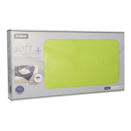 Napperons nonwoven soft selection plus 80cm x 80cm limoengroen