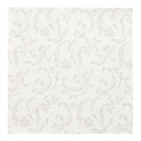Servetten ROYAL Collection 1/4 vouw 40cm x 40cm Wit Damascato