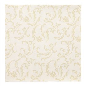 Servetten ROYAL Collection 1/4 vouw 40cm x 40cm Champagne Damascato - Horecavoordeel.com