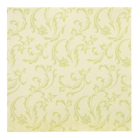Servetten ROYAL Collection 1/4 vouw 40cm x 40cm limoengroen Damascato