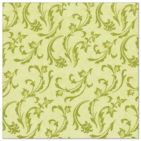 Servetten ROYAL Collection 1/4 vouw 40cm x 40cm Olijfgroen Damascato