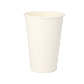 Drinkbekers Karton To Go 0,3 l Ø 8cm x 11,7cm Wit