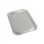 Catering serveerschalen Aluminium rechthoekig 35cm x 26cm
