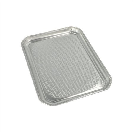 Catering serveerschalen Aluminium rechthoekig 35cm x 26cm