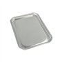 Catering serveerschalen Aluminium rechthoekig 35cm x 26cm