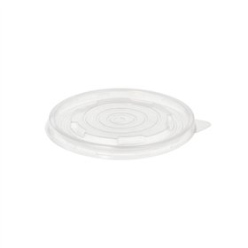 Deksels voor Soepbekers PP To Go rond Ø 11cm Transparant - Horecavoordeel.com