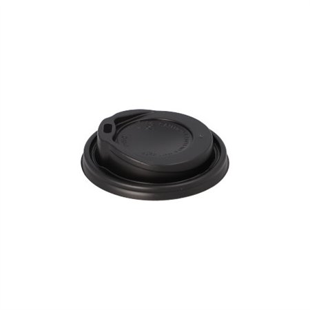 Deksel PS To Go rond Ø 8cm x 2cm Zwart