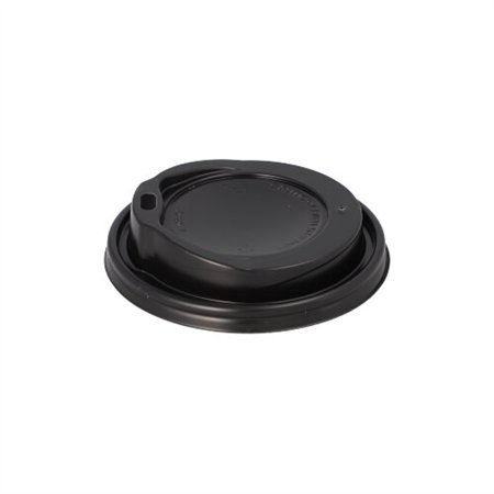 Deksel PS To Go rond Ø 9cm x 1,8cm Zwart
