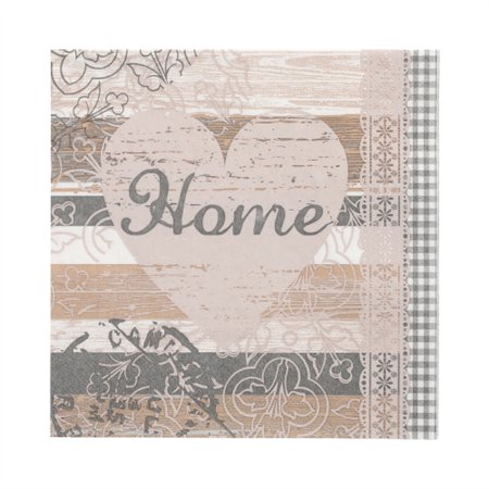 Servetten 3-laags 1/4 vouw 33cm x 33cm Home