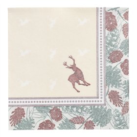 Servetten ROYAL Collection 1/4 vouw 40cm x 40cm Majestic Deer