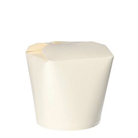 Wokbox Snackbox To Go vierkant 750ml 10,1cm x 10cm x 9,1cm Wit