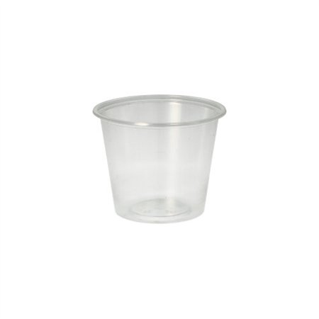 Sausbakjes PP rond 125ml Ø 7,1cm x 5,7cm Transparant - Horecavoordeel.com