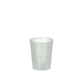 Borrelglazen PP 4 cl Ø 4,2cm x 5,2cm matglanzend Onbreekbaar - Horecavoordeel.com