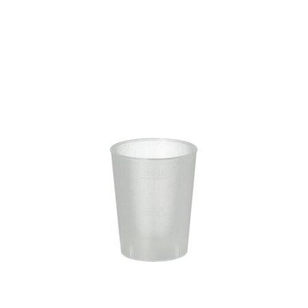 Borrelglazen PP 4 cl Ø 4,2cm x 5,2cm matglanzend Onbreekbaar - Horecavoordeel.com