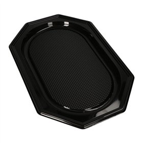 Catering serveerschalen PET 45cm x 30cm Zwart