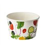 Saladebakken Karton To Go 600ml Ø 12,5cm x 7,5cm Salad - Horecavoordeel.com