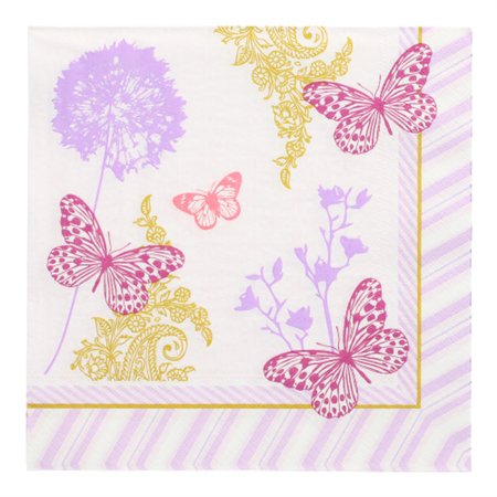 Servetten 3-laags 1/4 vouw 40cm x 40cm Charlene