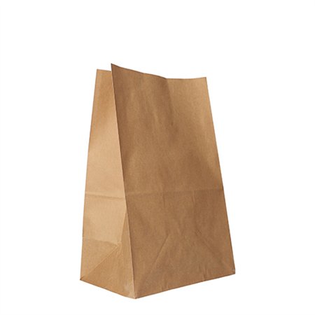 Blokbodemzakken kraftpapier 29,5cm x 19cm x 12cm Bruin