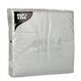 Servetten 1-laags 1/4 vouw 33cm x 33cm lichtgrijs