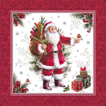 Servetten 3-laags 1/4 vouw 40cm x 40cm HoHoHo - Horecavoordeel.com