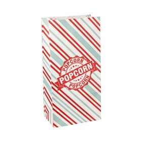Popcorn zak Ersatz Papier 1,3 l 20,5cm x 10,5cm x 6cm Popcorn vetwerend - Horecavoordeel.com
