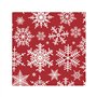 Servetten 3-laags 1/4 vouw 25cm x 25cm Snöstjärnor