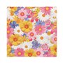 Servetten 3-laags 1/4 vouw 33cm x 33cm Daisies Mix - Horecavoordeel.com