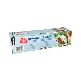 Aluminiumfolie 150 m x 30cm in dispenser doos - Horecavoordeel.com